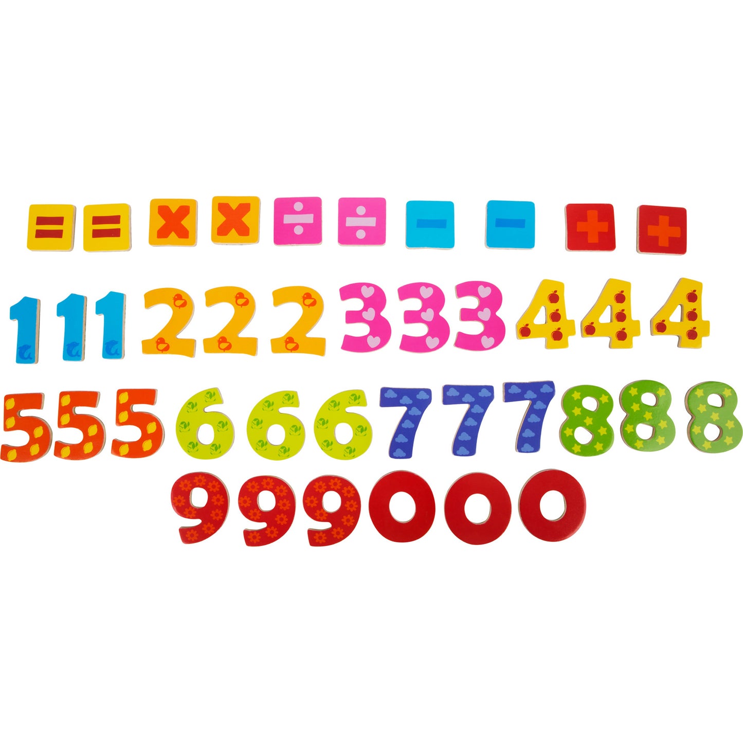 Colorful Magnetic Numbers