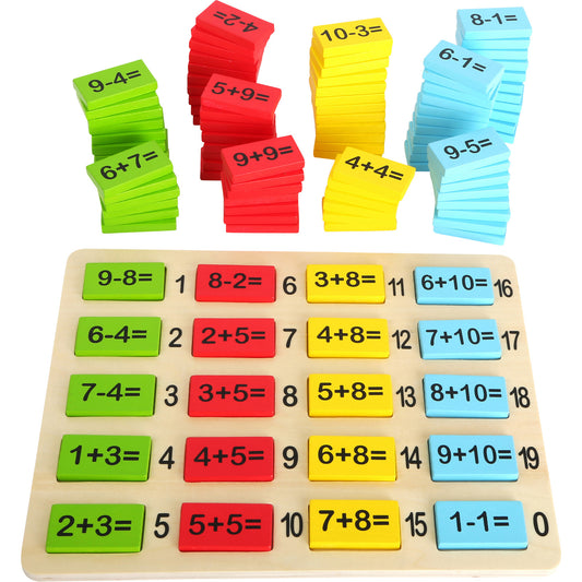 Math Number Tiles Educational Toy