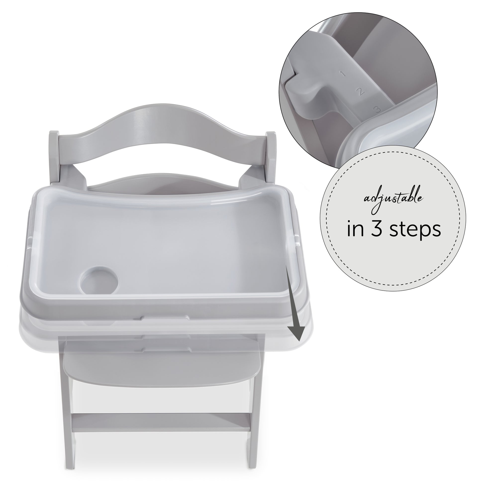 Hauck Tray for Alpha High Chair - White