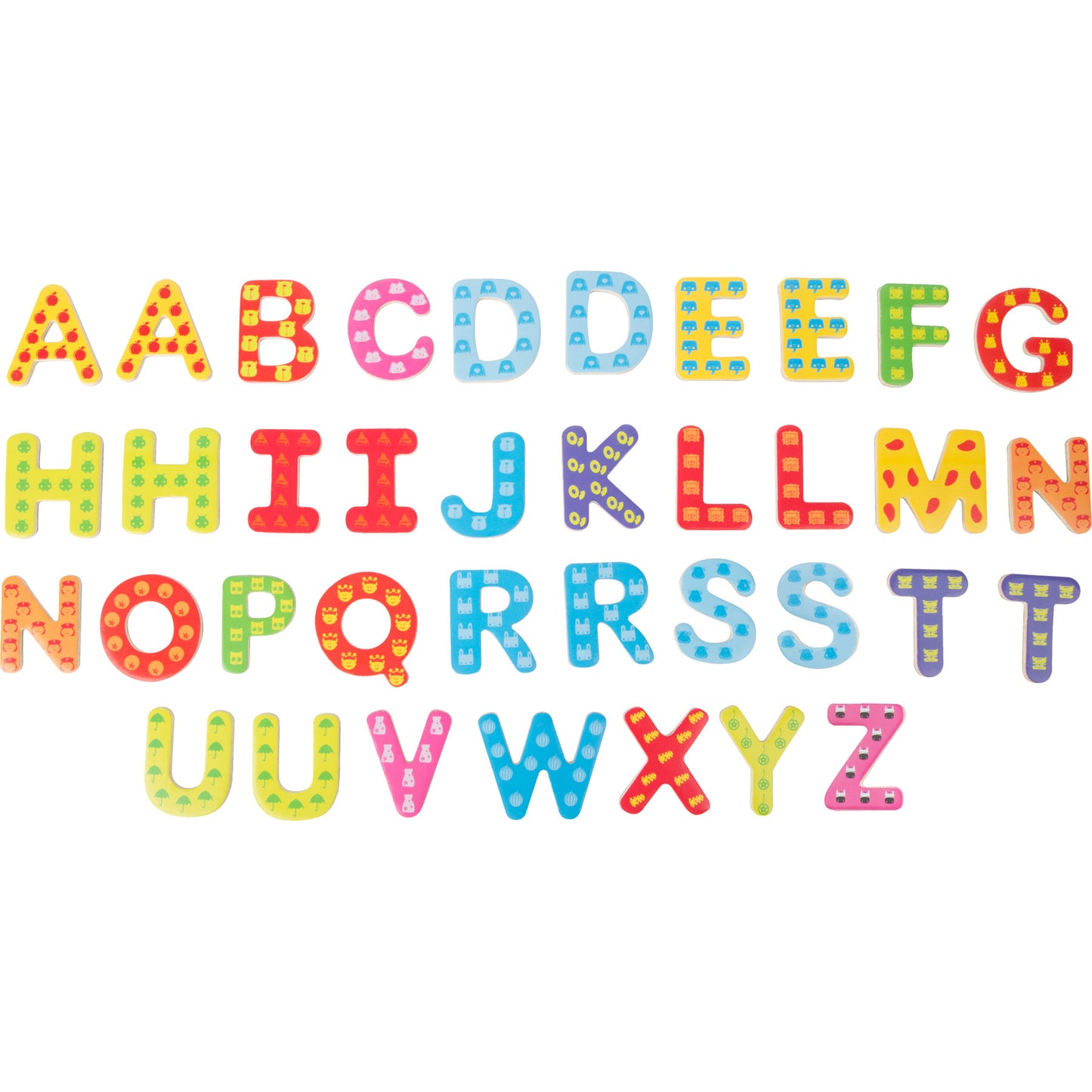 Colorful Magnetic Letters