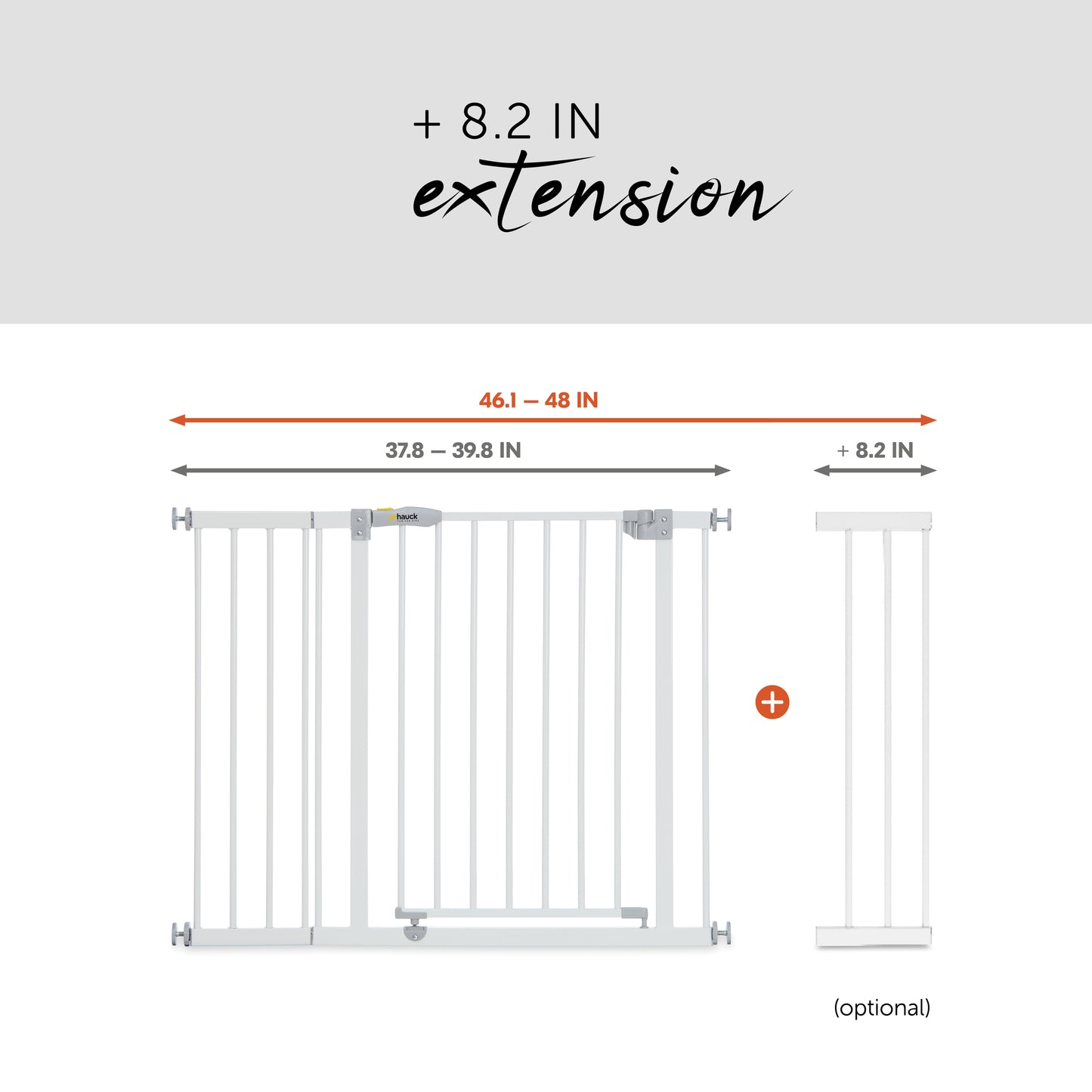 Open N Stop + 21cm extension white